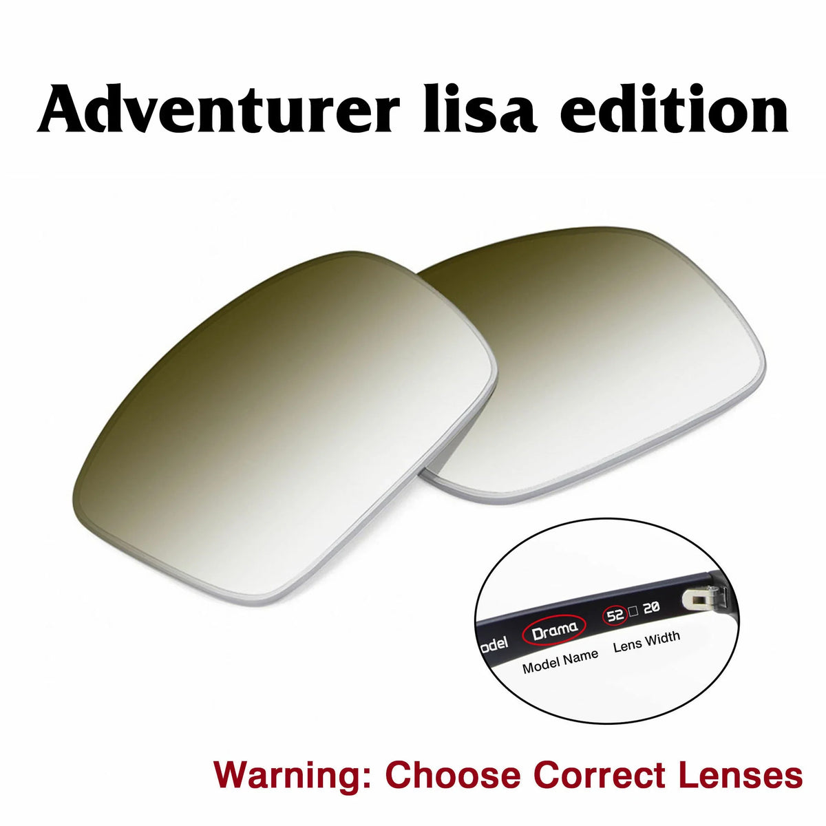 Meta Adventurer LISA Edition Replacement Lenses