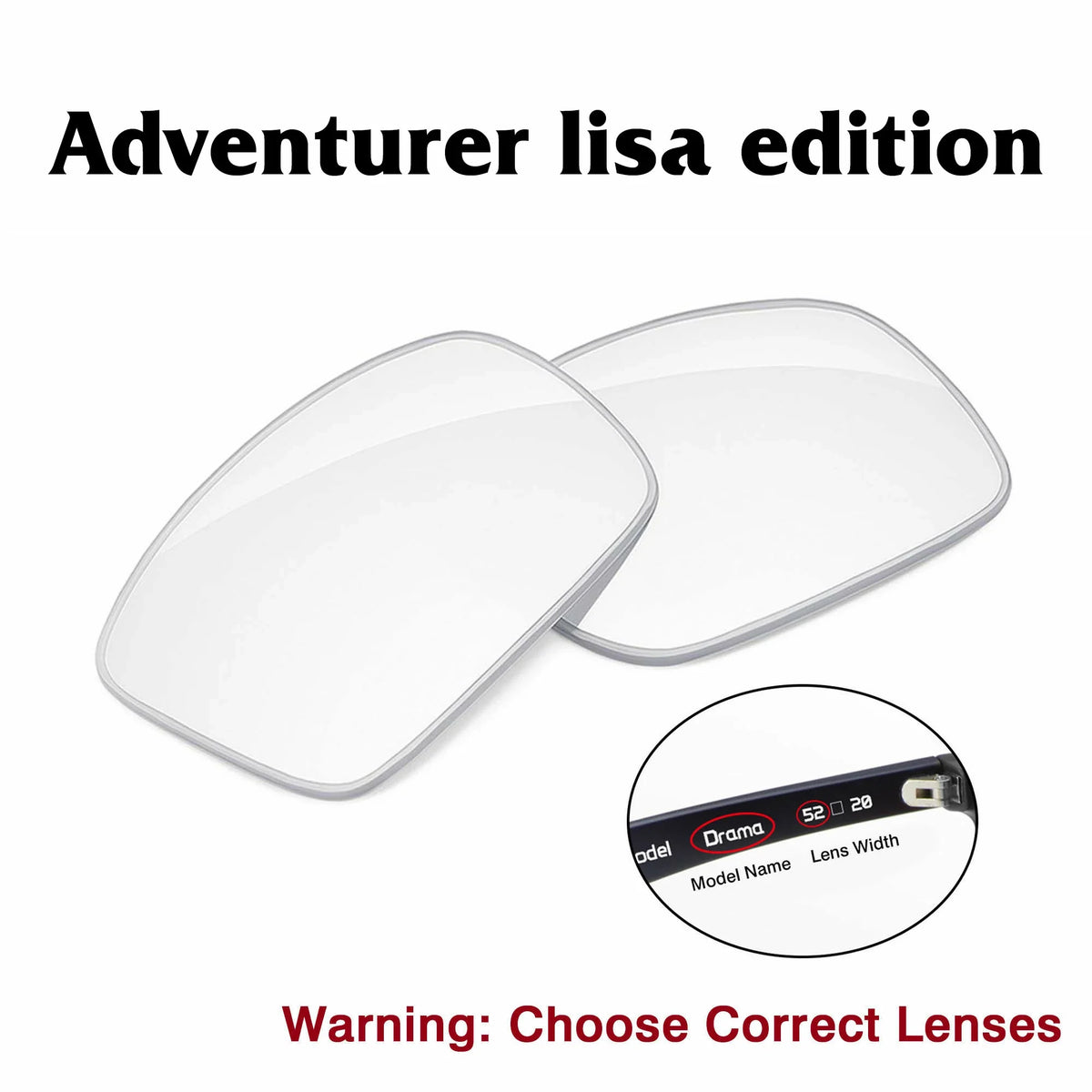 Meta Adventurer LISA Edition Replacement Lenses