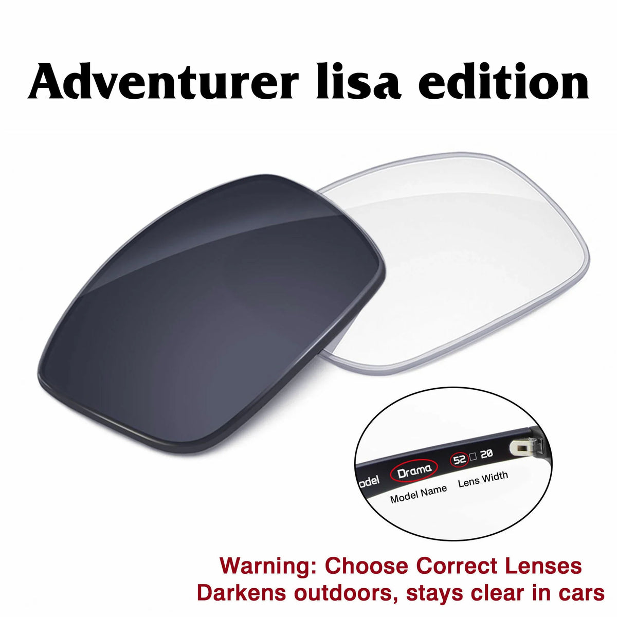 Meta Adventurer LISA Edition Replacement Lenses