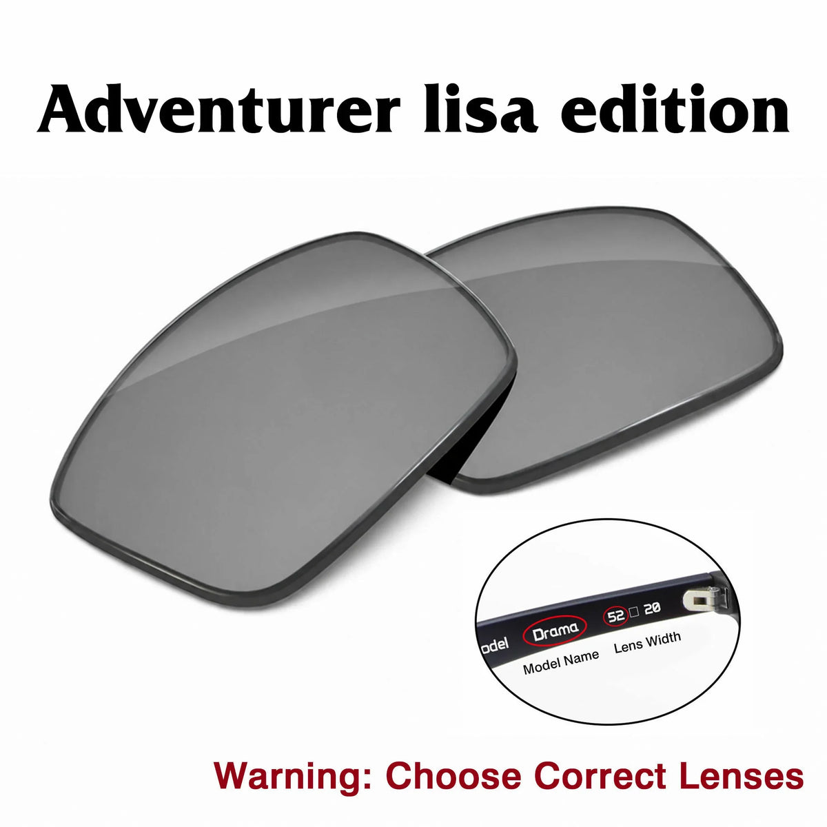 Meta Adventurer LISA Edition Replacement Lenses