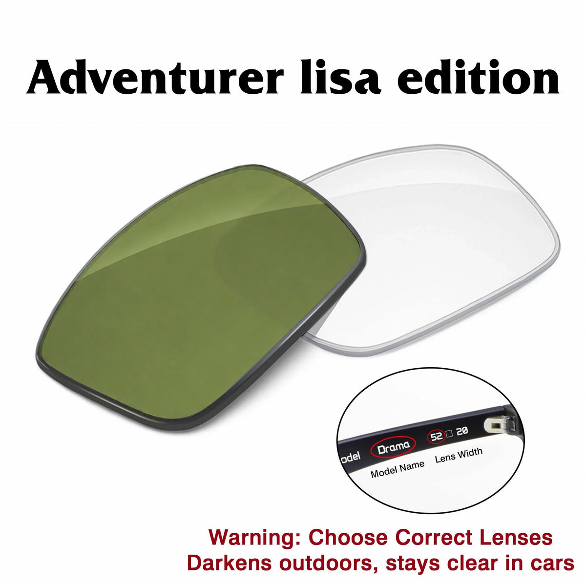 Meta Adventurer LISA Edition Replacement Lenses