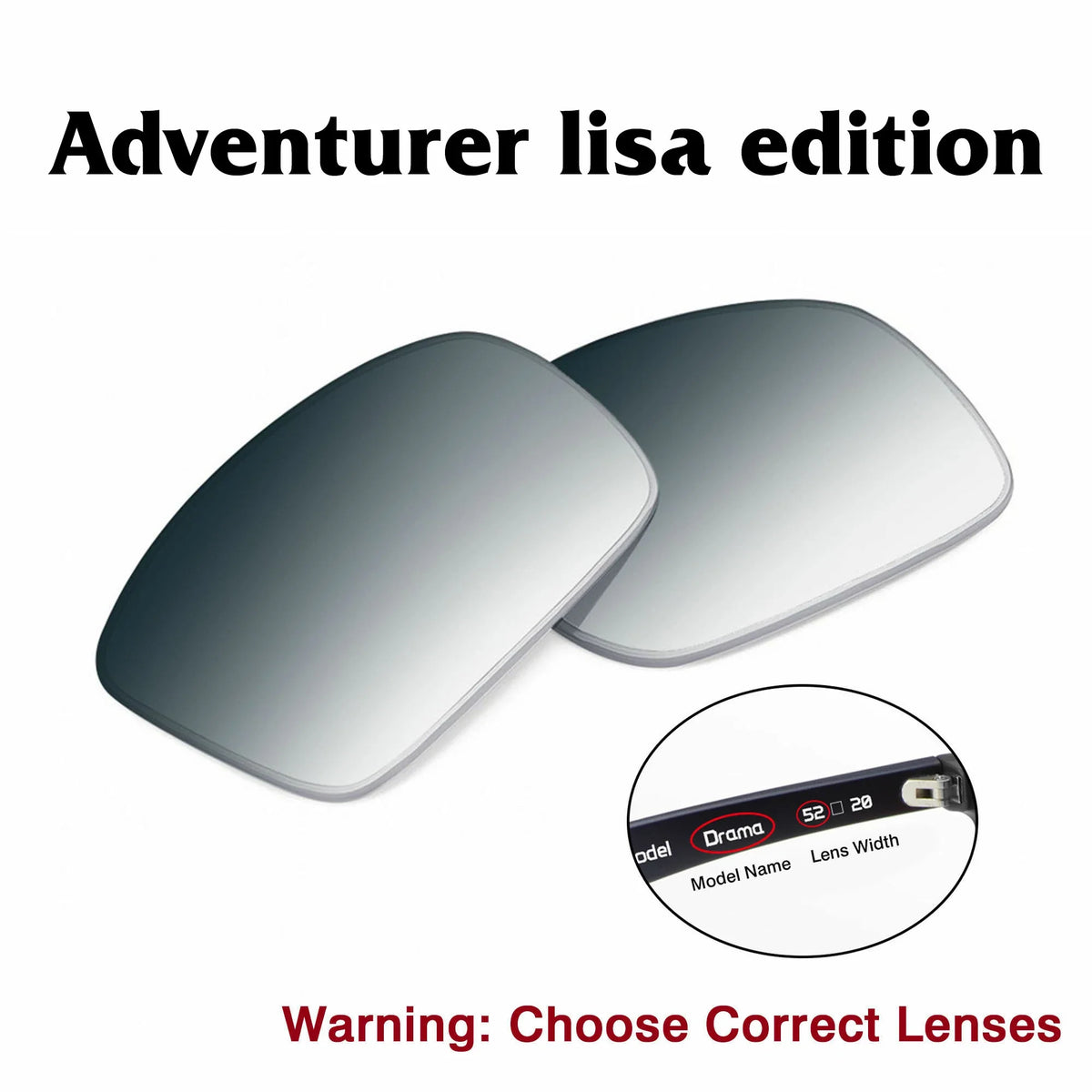 Meta Adventurer LISA Edition Replacement Lenses