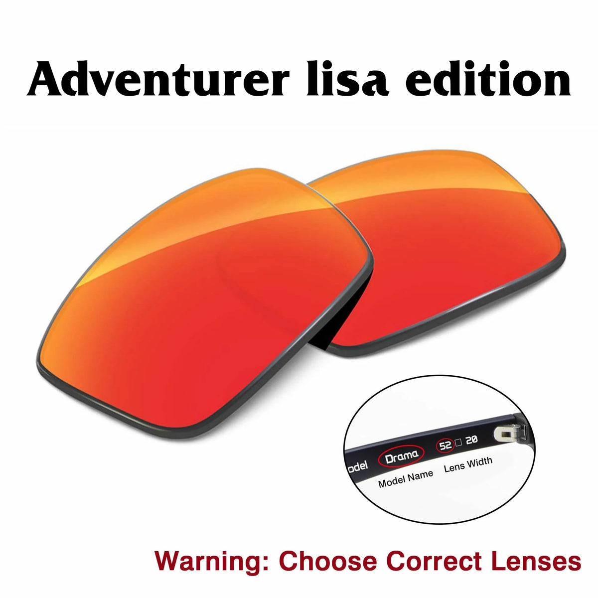Meta Adventurer LISA Edition Replacement Lenses