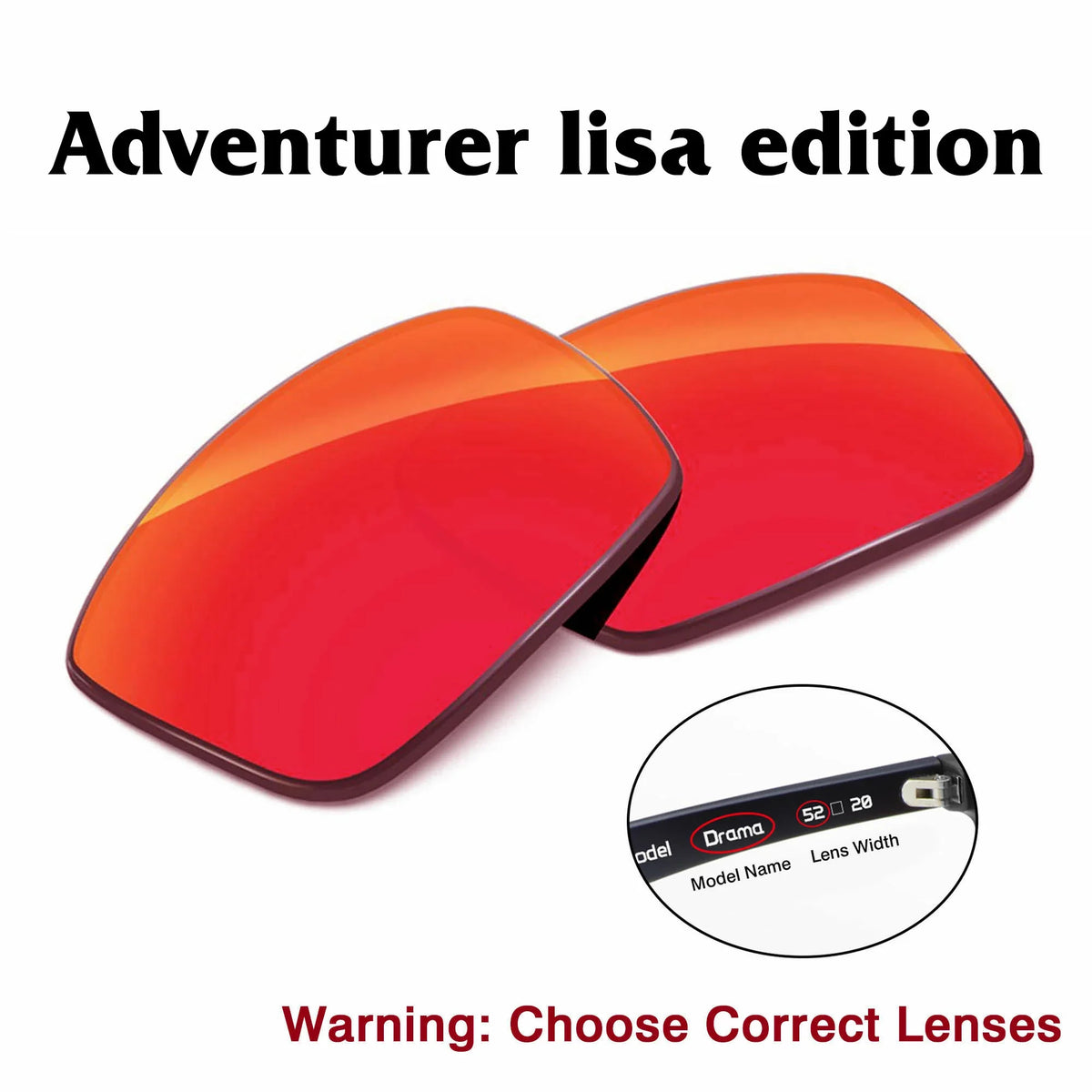 Meta Adventurer LISA Edition Replacement Lenses