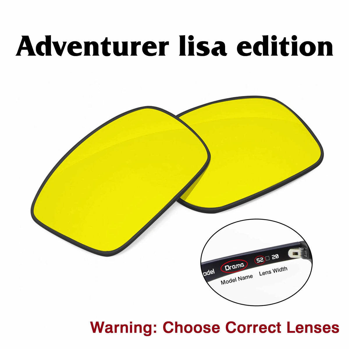 Meta Adventurer LISA Edition Replacement Lenses