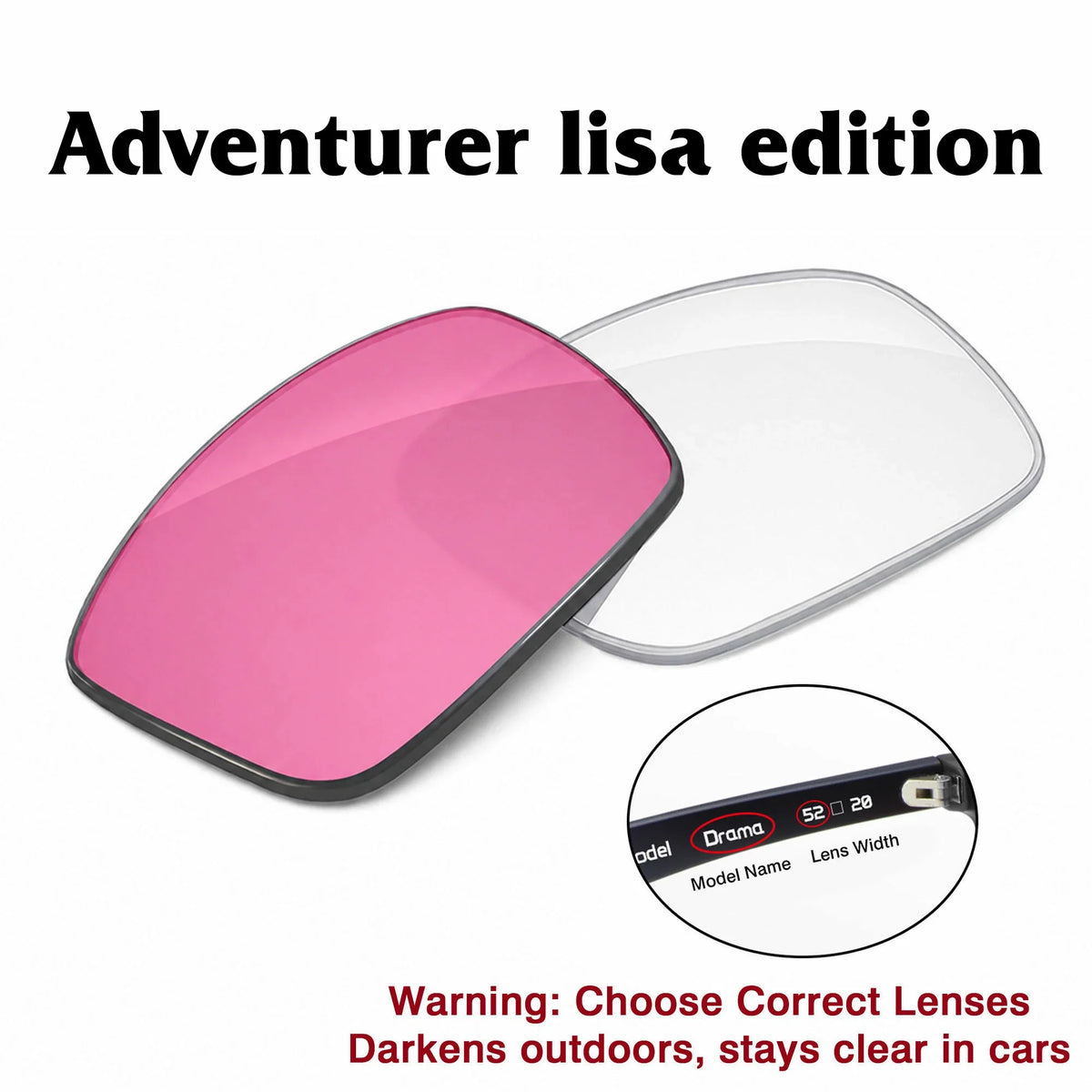 Meta Adventurer LISA Edition Replacement Lenses