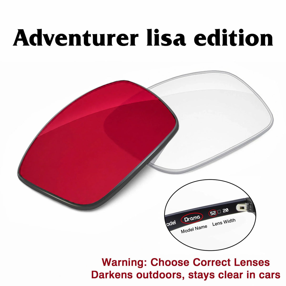 Meta Adventurer LISA Edition Replacement Lenses