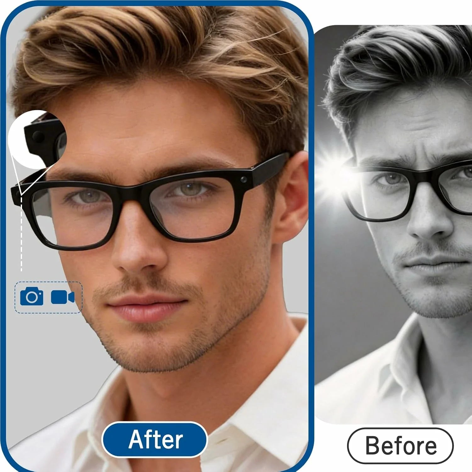LED and Camera Cover Set for Ray-Ban Meta (4 Pcs) - product image 9