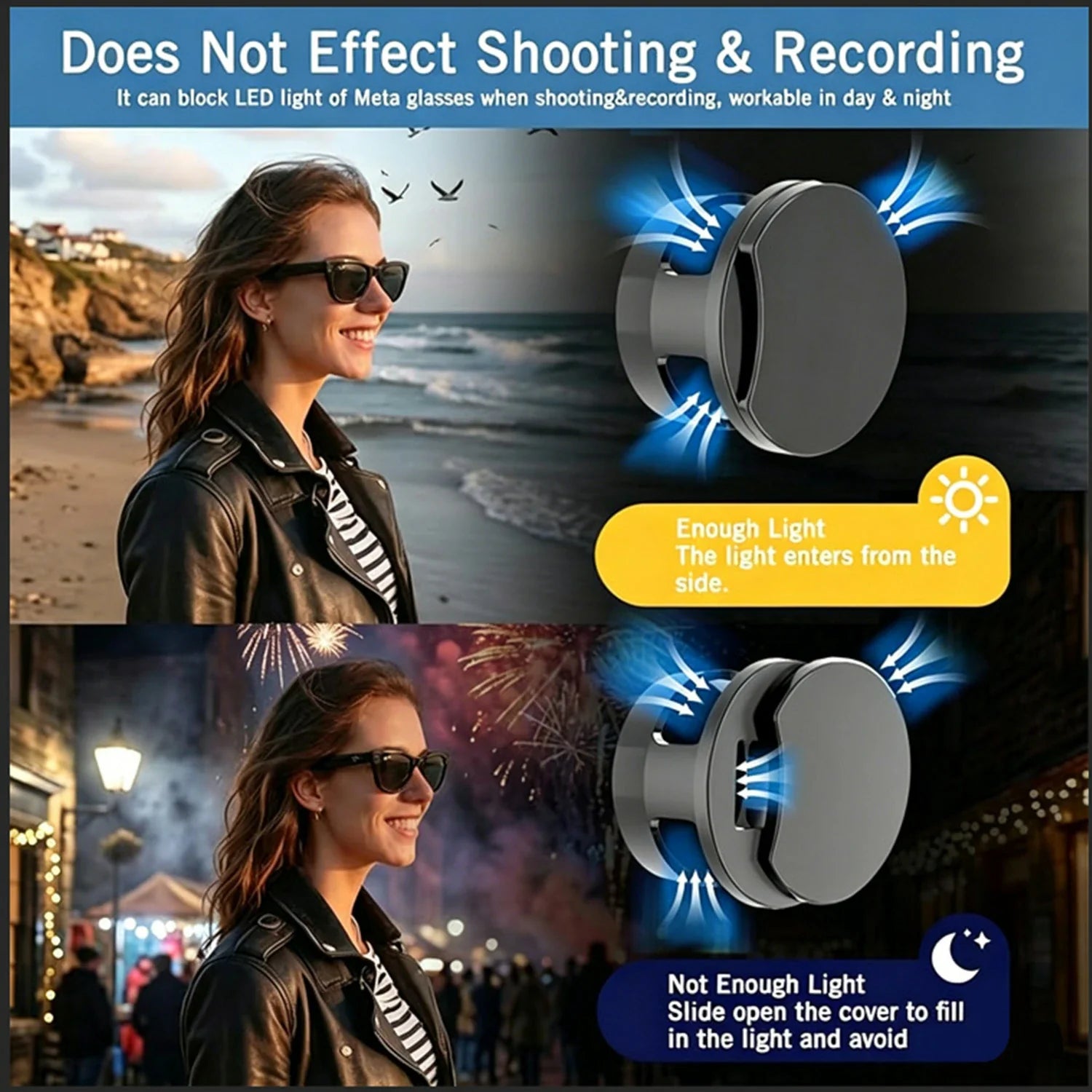 LED and Camera Cover Set for Ray-Ban Meta (4 Pcs) - product image 10
