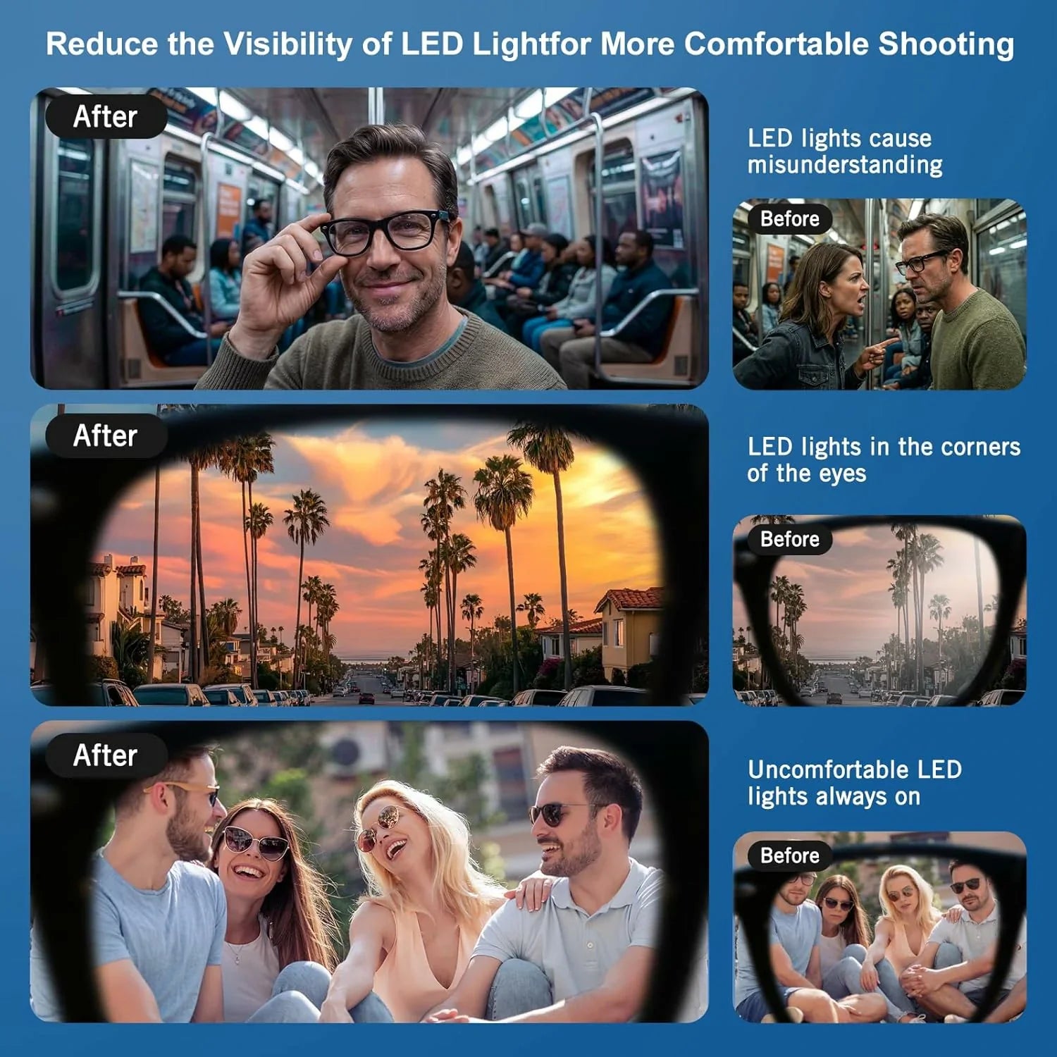 LED and Camera Cover Set for Ray-Ban Meta (4 Pcs) - product image 11