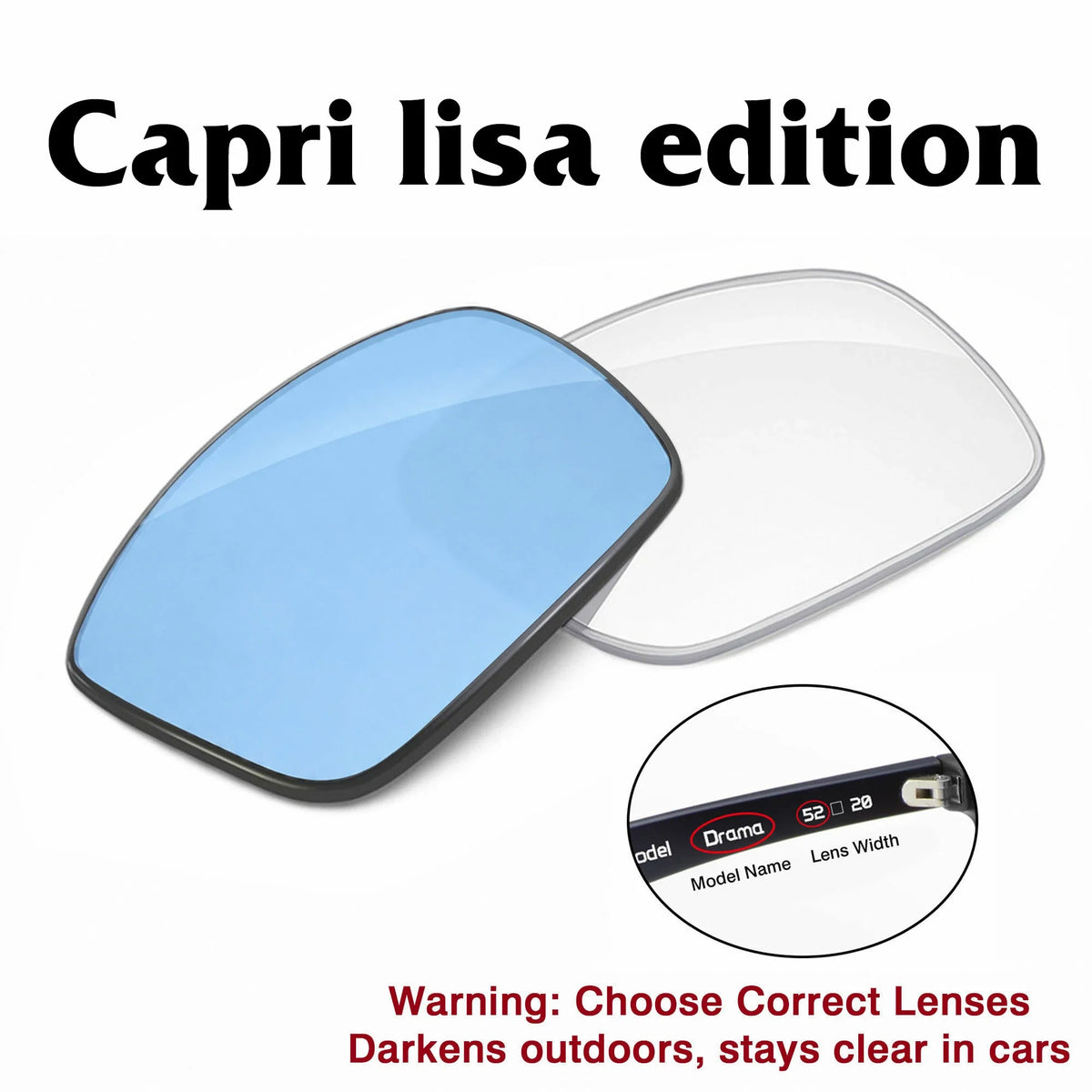 Meta Capri LISA Edition Replacement Lenses
