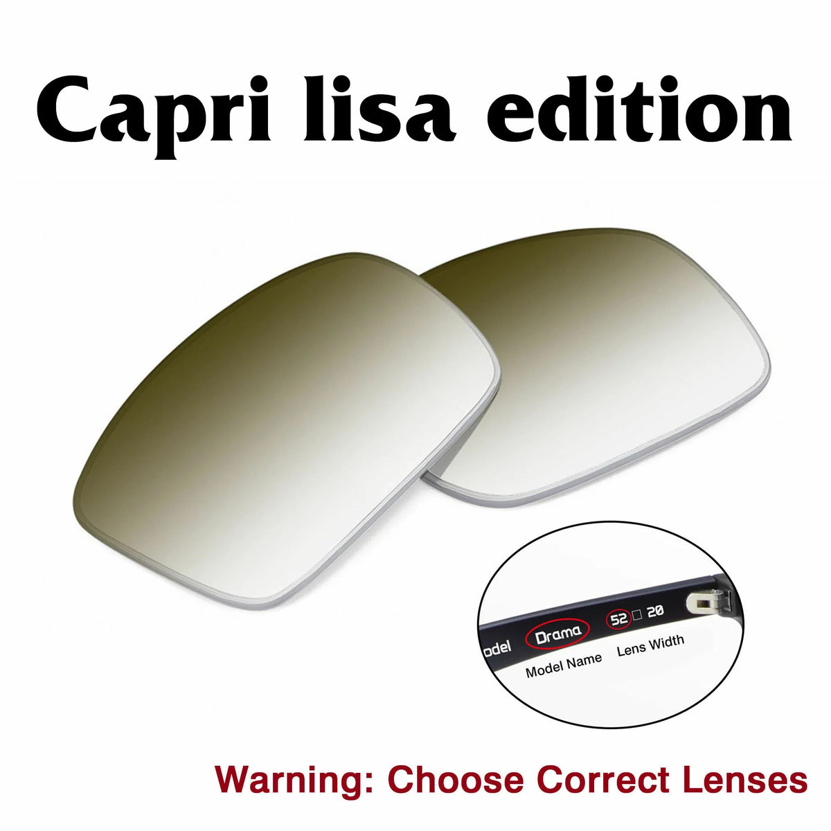 Meta Capri LISA Edition Replacement Lenses