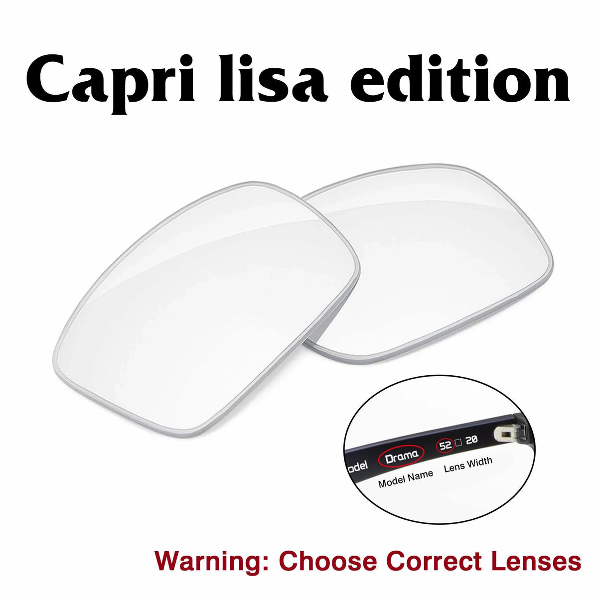 Meta Capri LISA Edition Replacement Lenses
