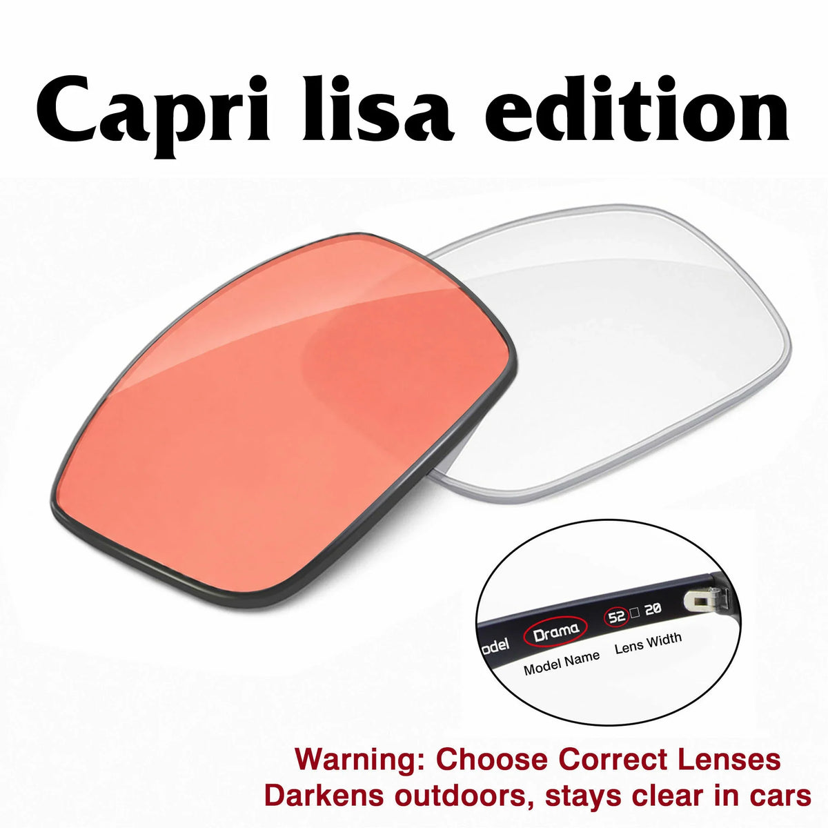 Meta Capri LISA Edition Replacement Lenses