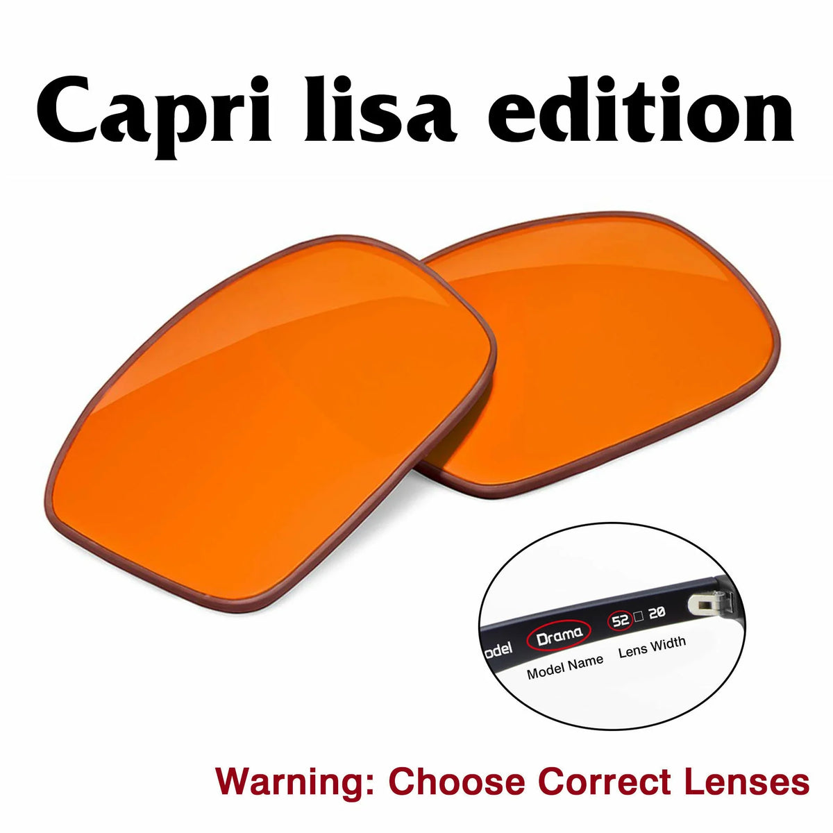 Meta Capri LISA Edition Replacement Lenses