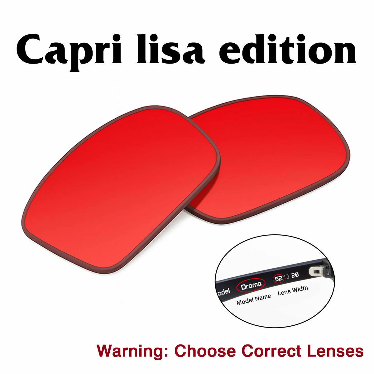 Meta Capri LISA Edition Replacement Lenses
