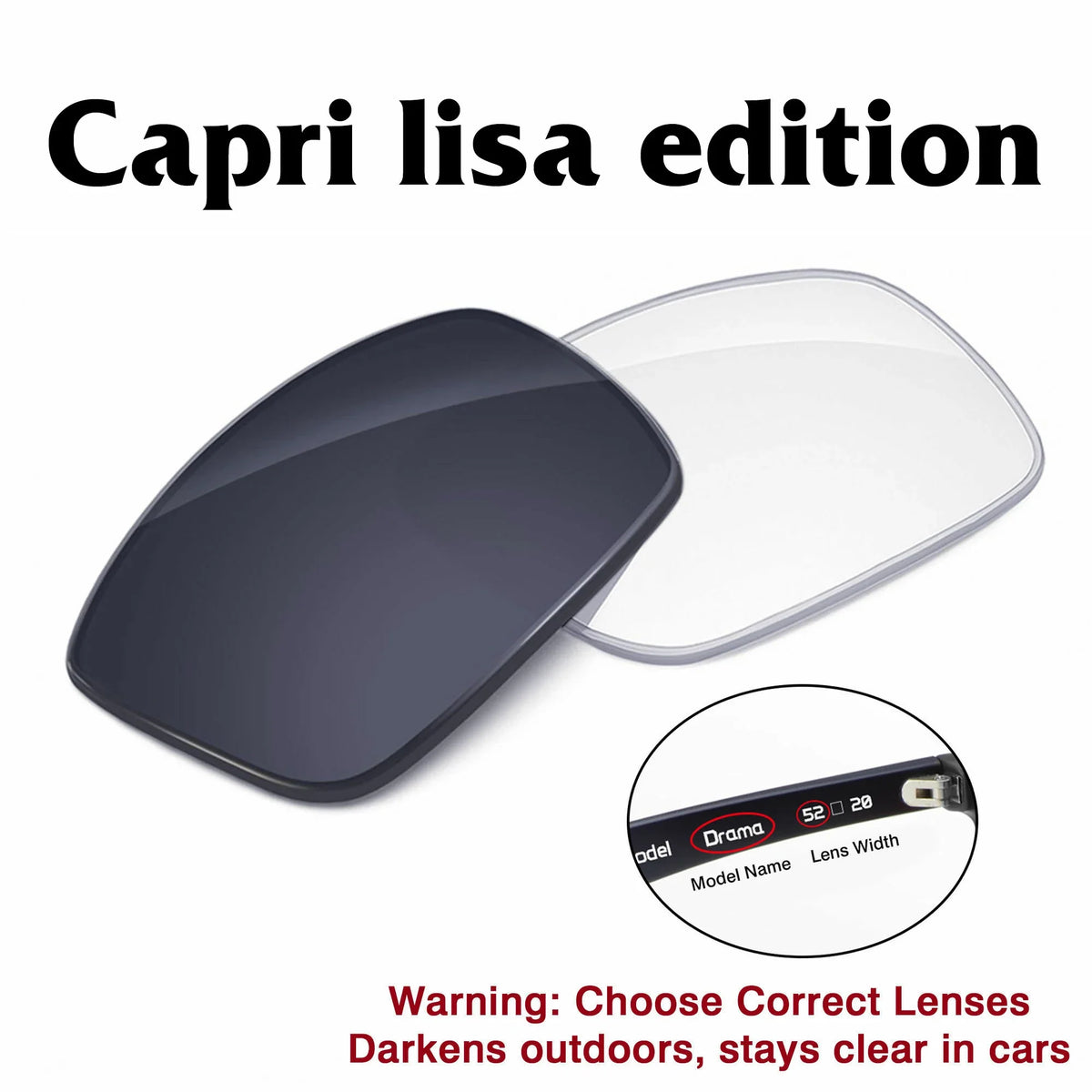 Meta Capri LISA Edition Replacement Lenses