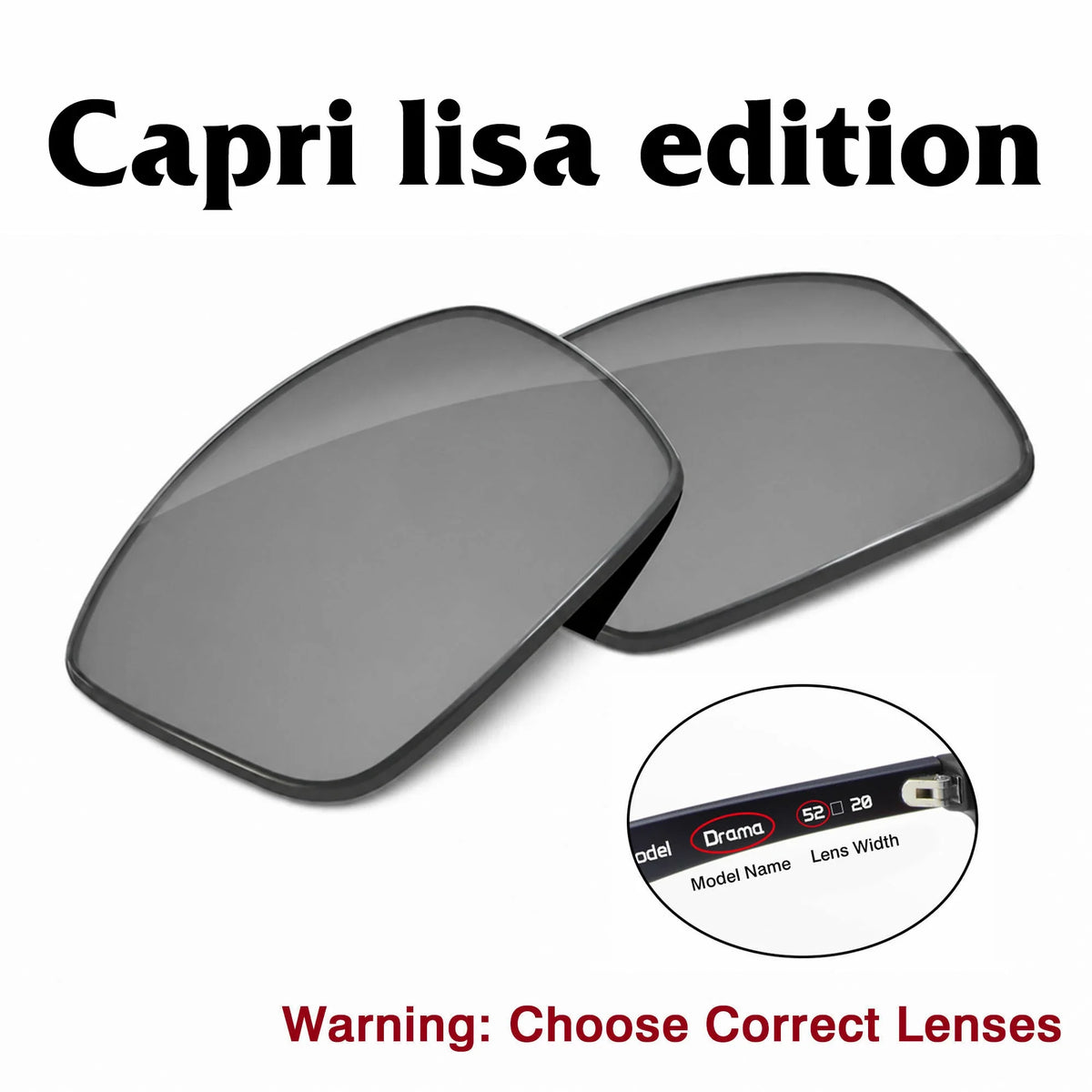 Meta Capri LISA Edition Replacement Lenses