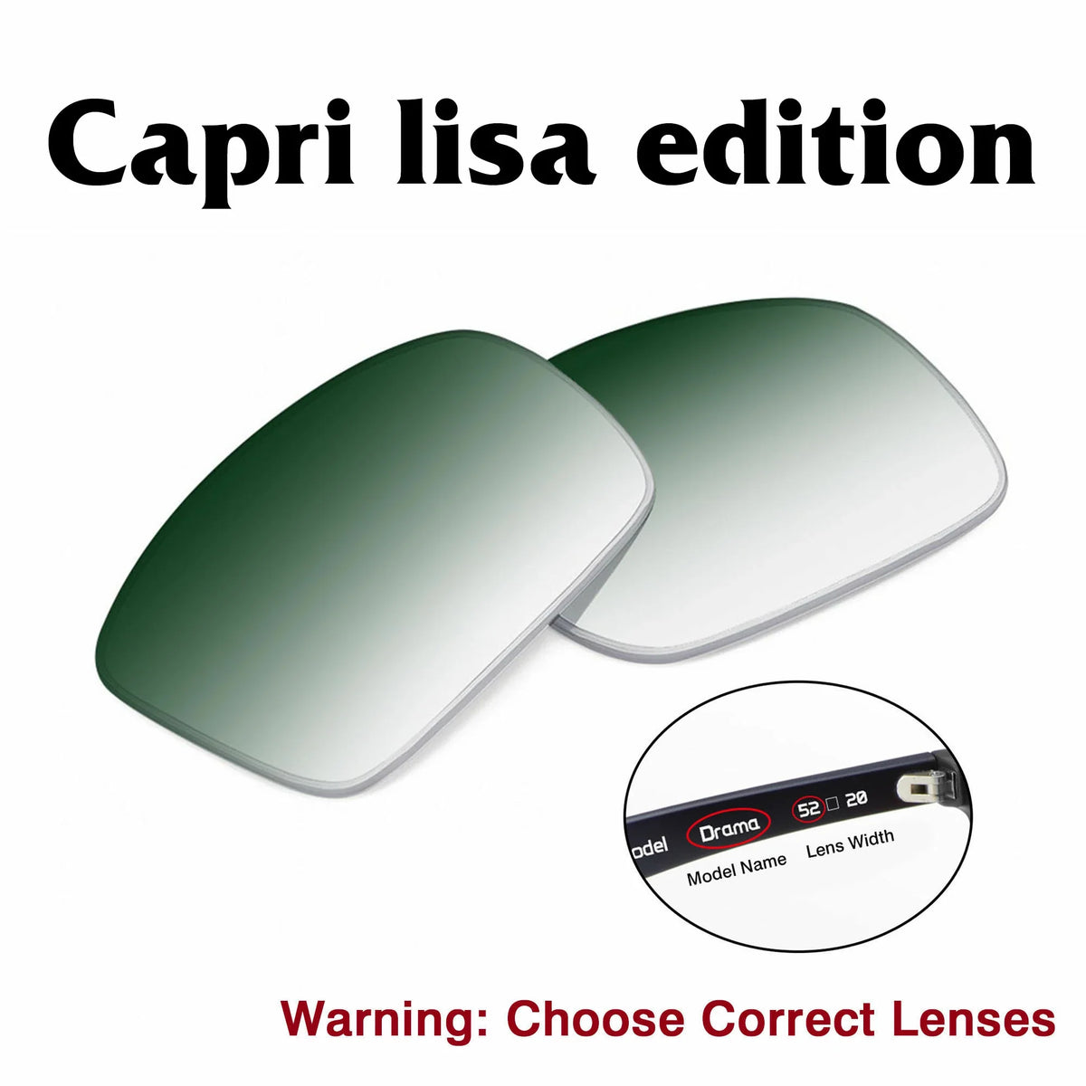 Meta Capri LISA Edition Replacement Lenses