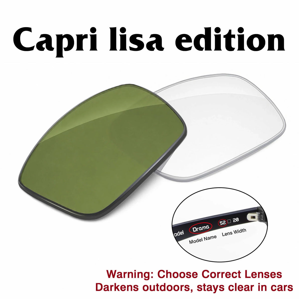 Meta Capri LISA Edition Replacement Lenses