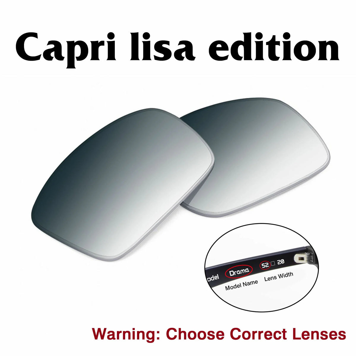 Meta Capri LISA Edition Replacement Lenses