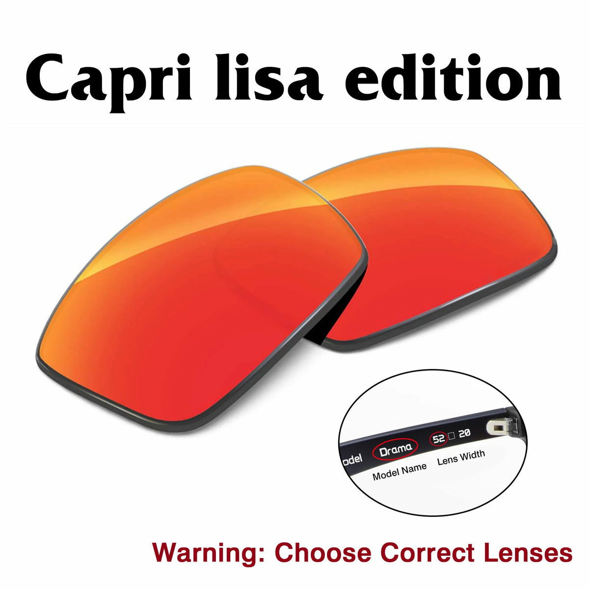 Meta Capri LISA Edition Replacement Lenses