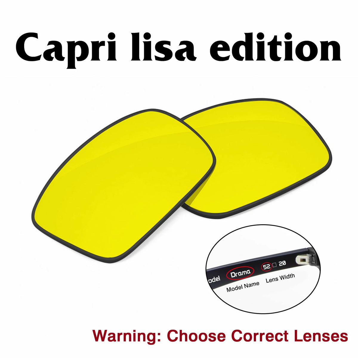 Meta Capri LISA Edition Replacement Lenses