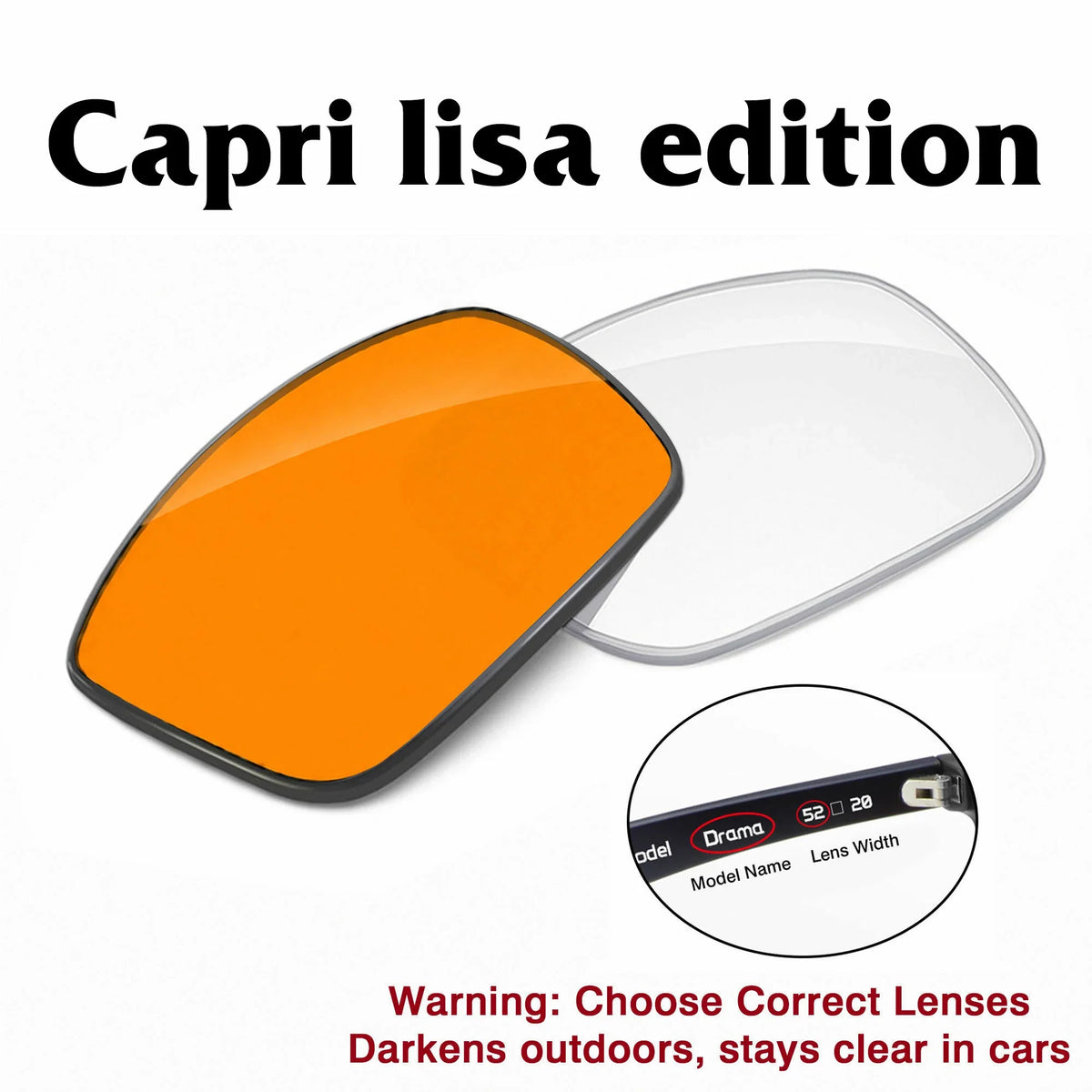 Meta Capri LISA Edition Replacement Lenses