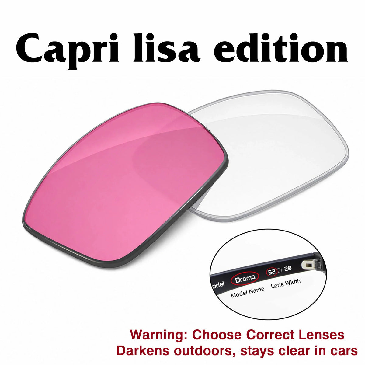 Meta Capri LISA Edition Replacement Lenses