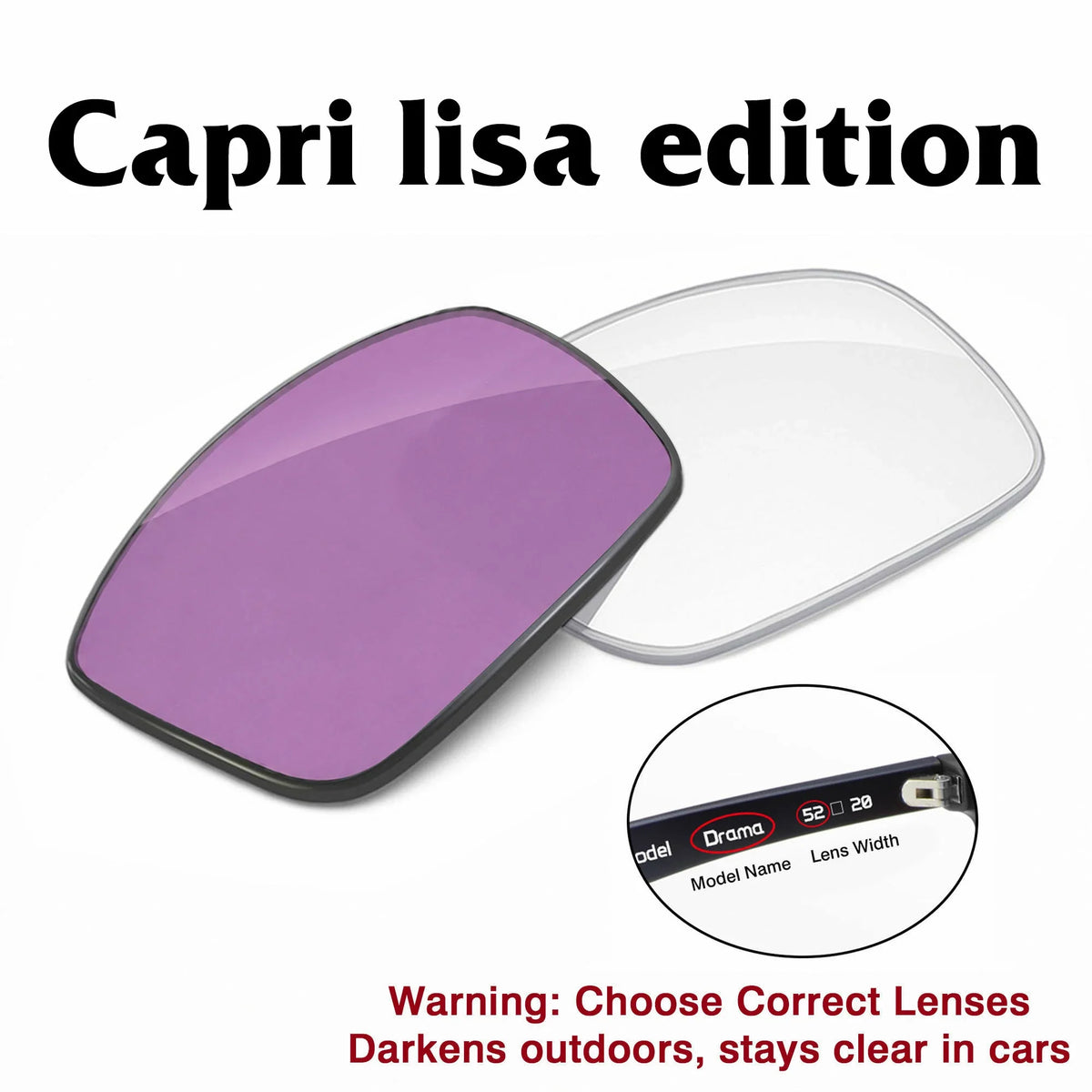Meta Capri LISA Edition Replacement Lenses