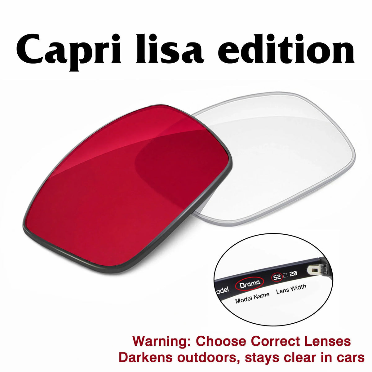 Meta Capri LISA Edition Replacement Lenses