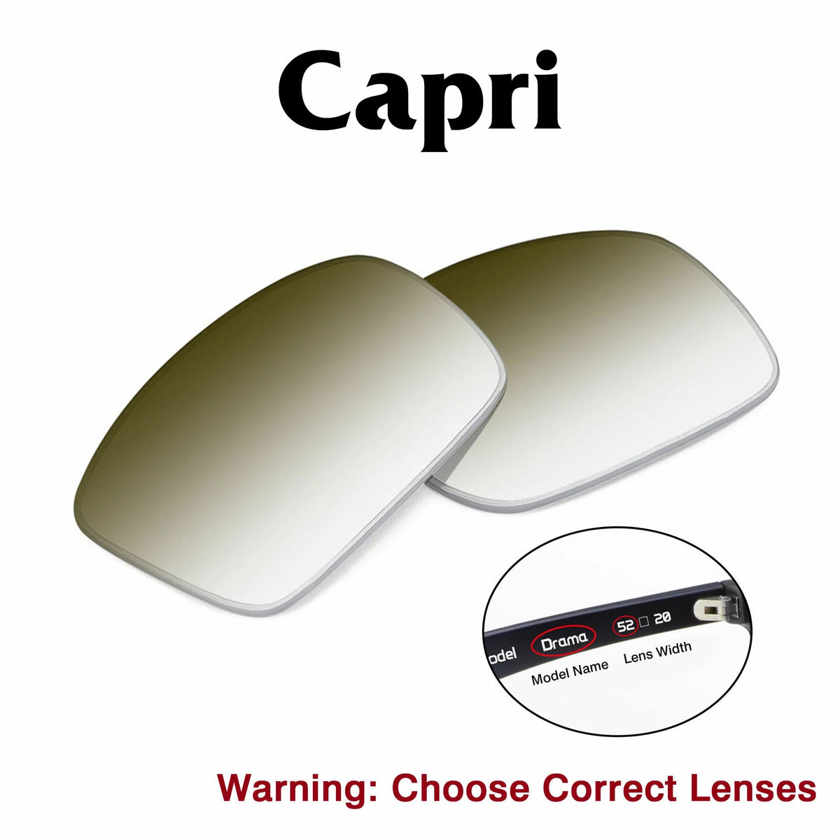 Meta Capri Replacement Lenses