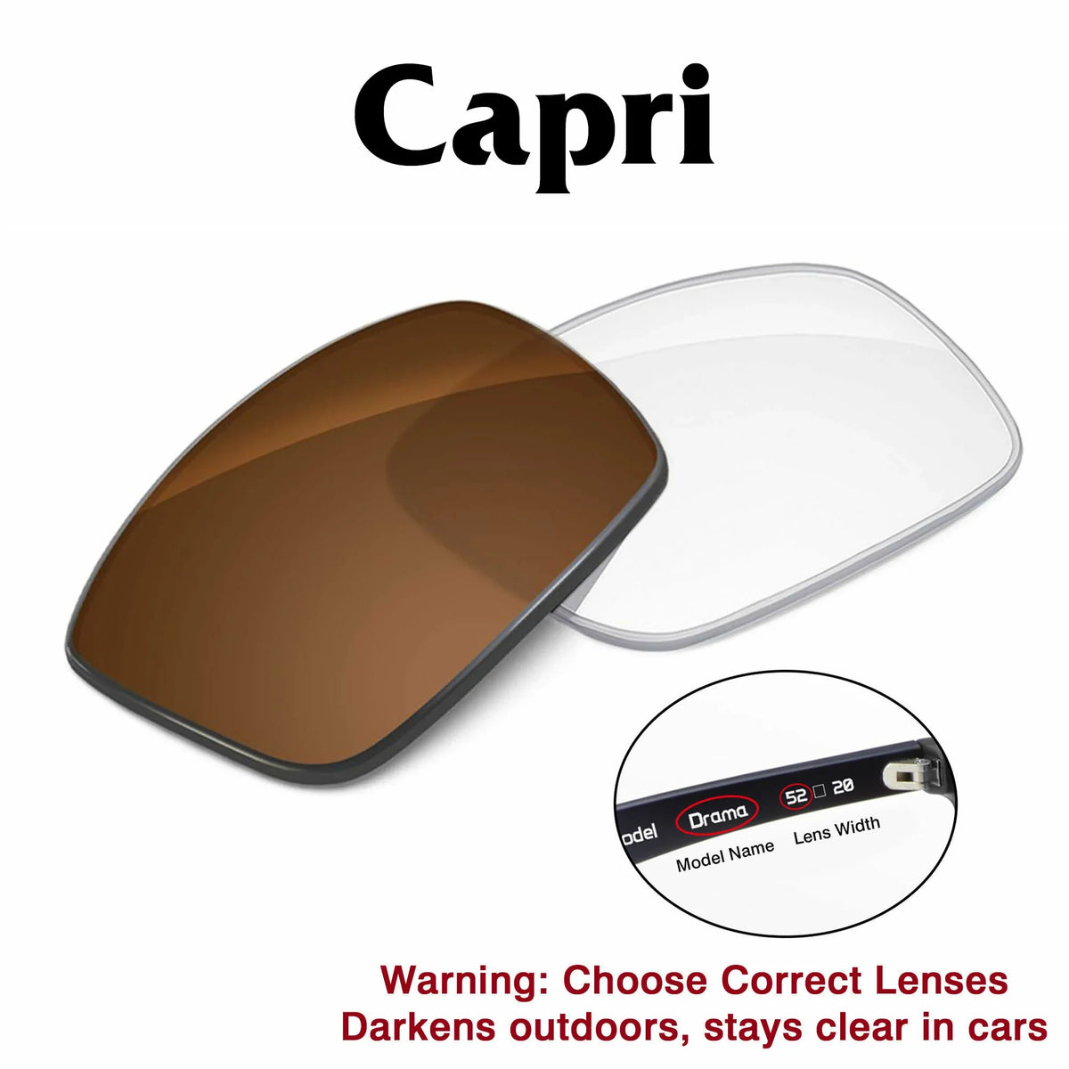 Meta Capri Replacement Lenses