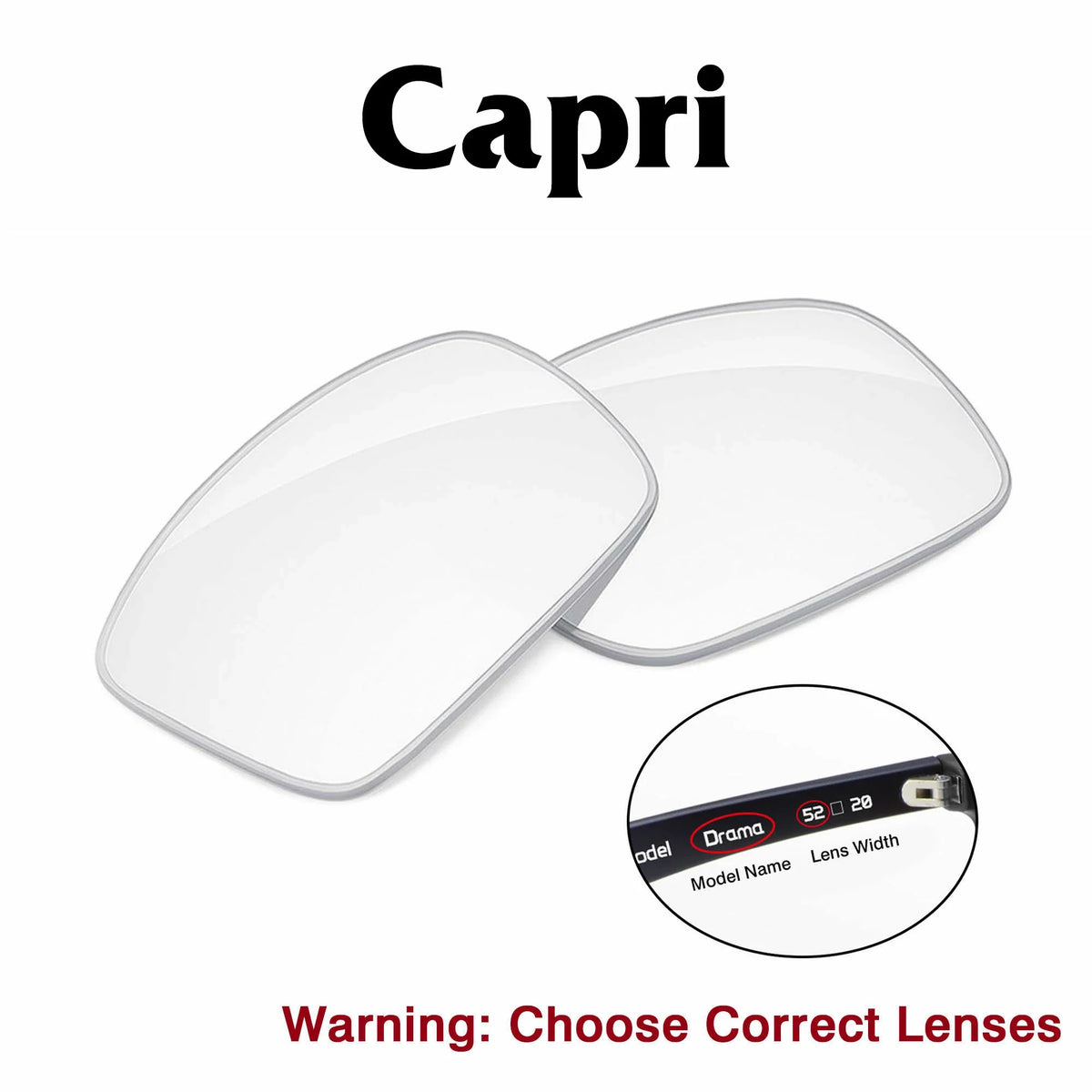 Meta Capri Replacement Lenses