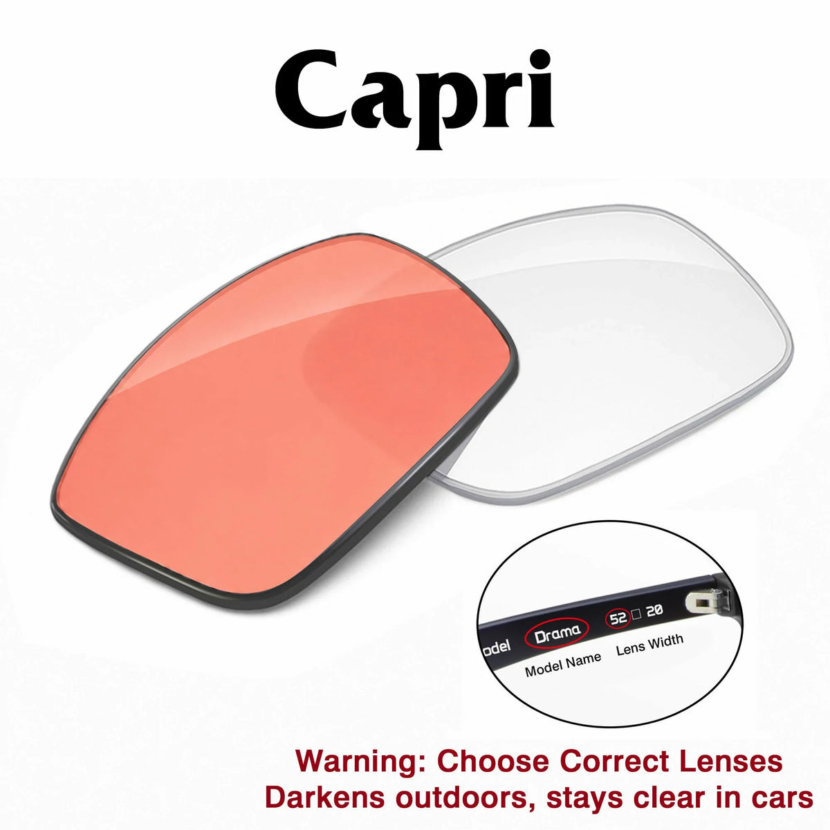 Meta Capri Replacement Lenses