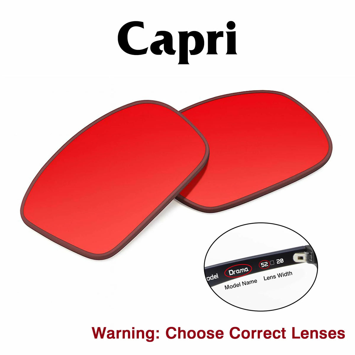 Meta Capri Replacement Lenses