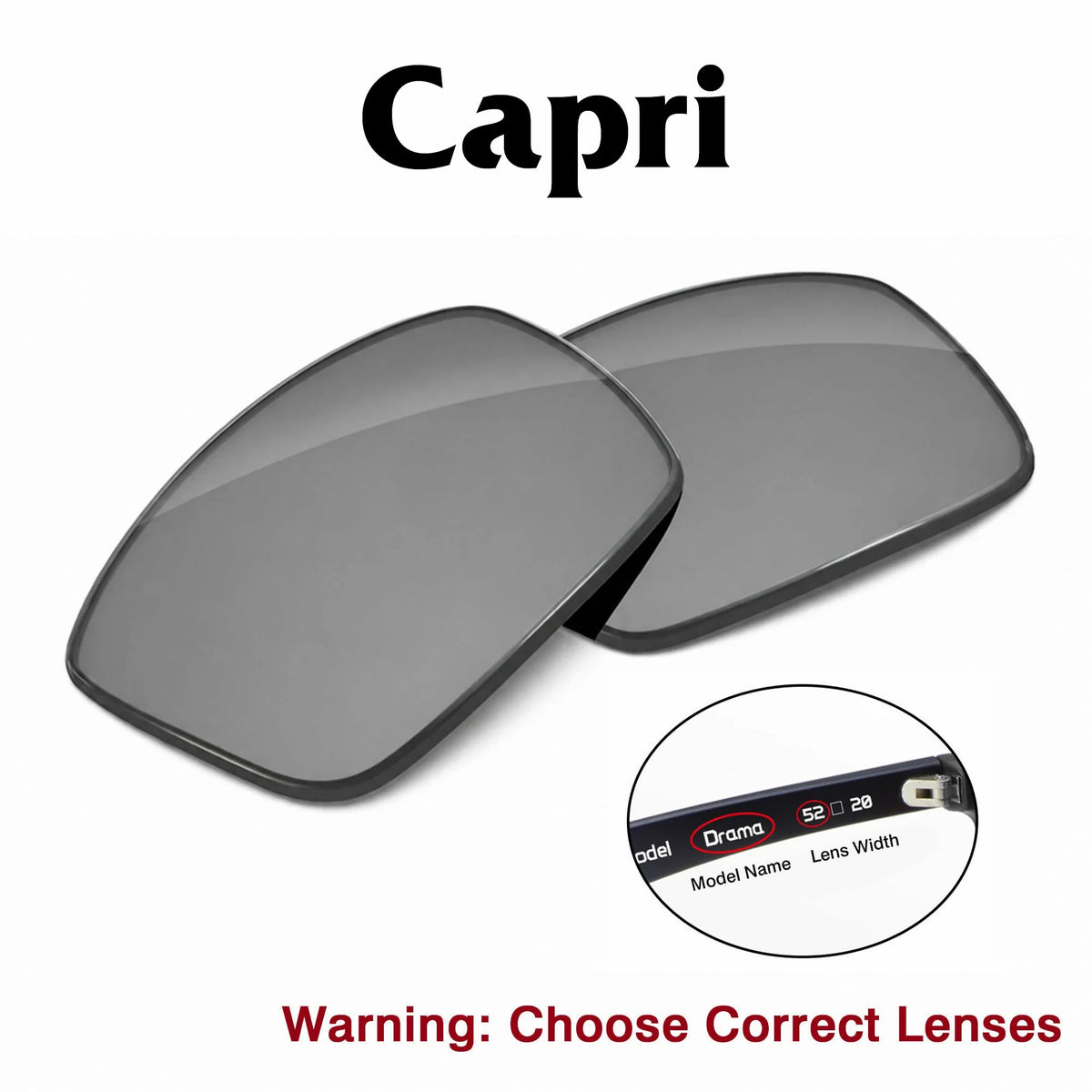 Meta Capri Replacement Lenses