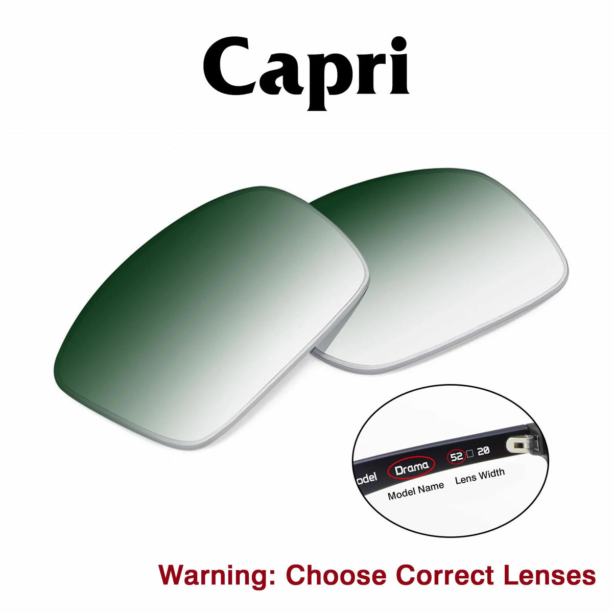 Meta Capri Replacement Lenses