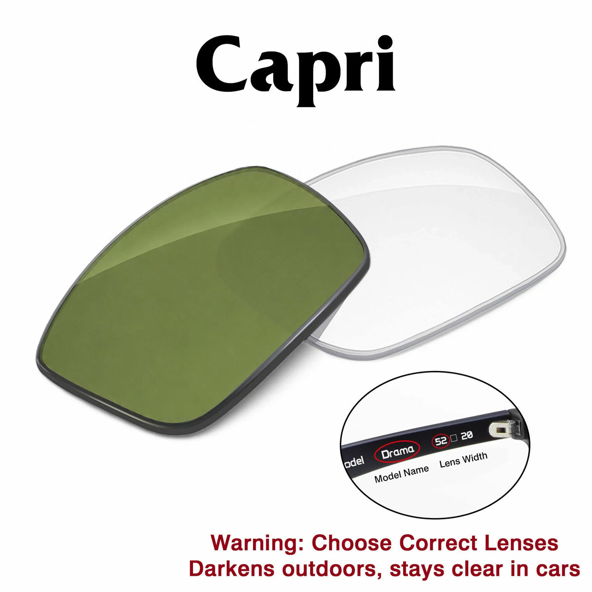 Meta Capri Replacement Lenses