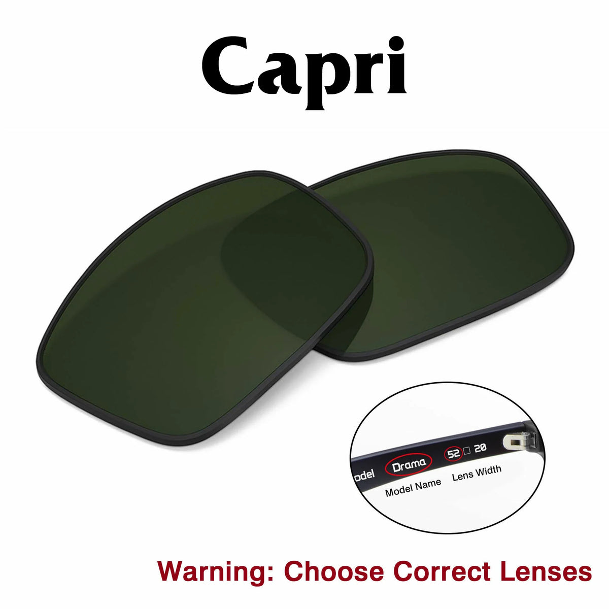 Meta Capri Replacement Lenses