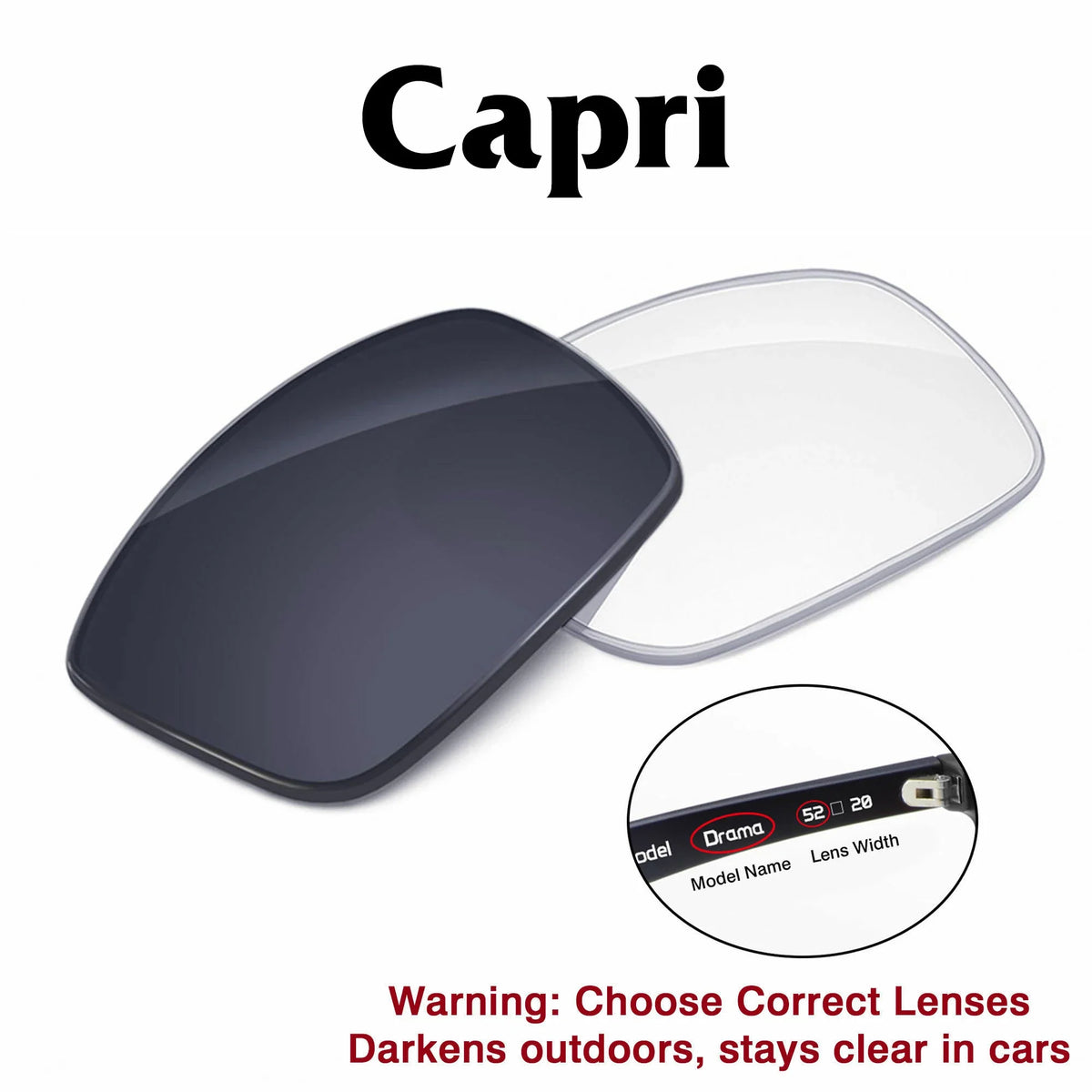 Meta Capri Replacement Lenses