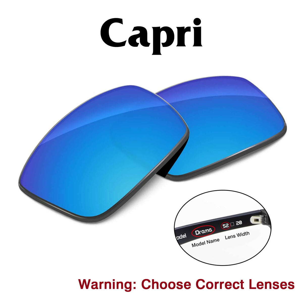 Meta Capri Replacement Lenses