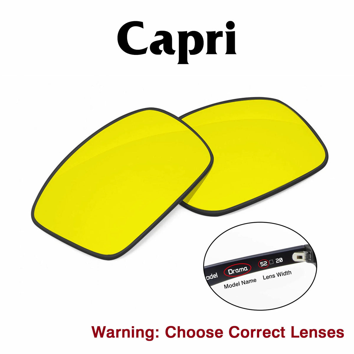 Meta Capri Replacement Lenses
