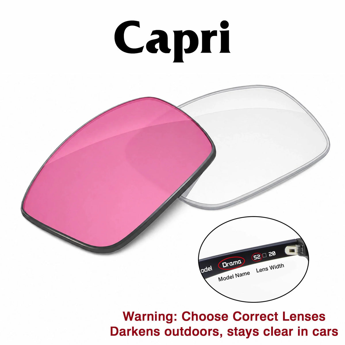 Meta Capri Replacement Lenses