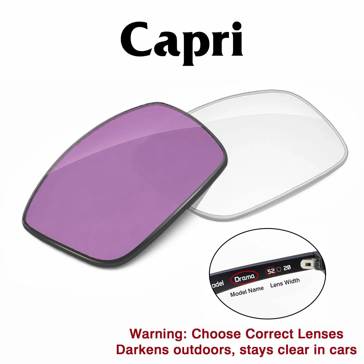 Meta Capri Replacement Lenses