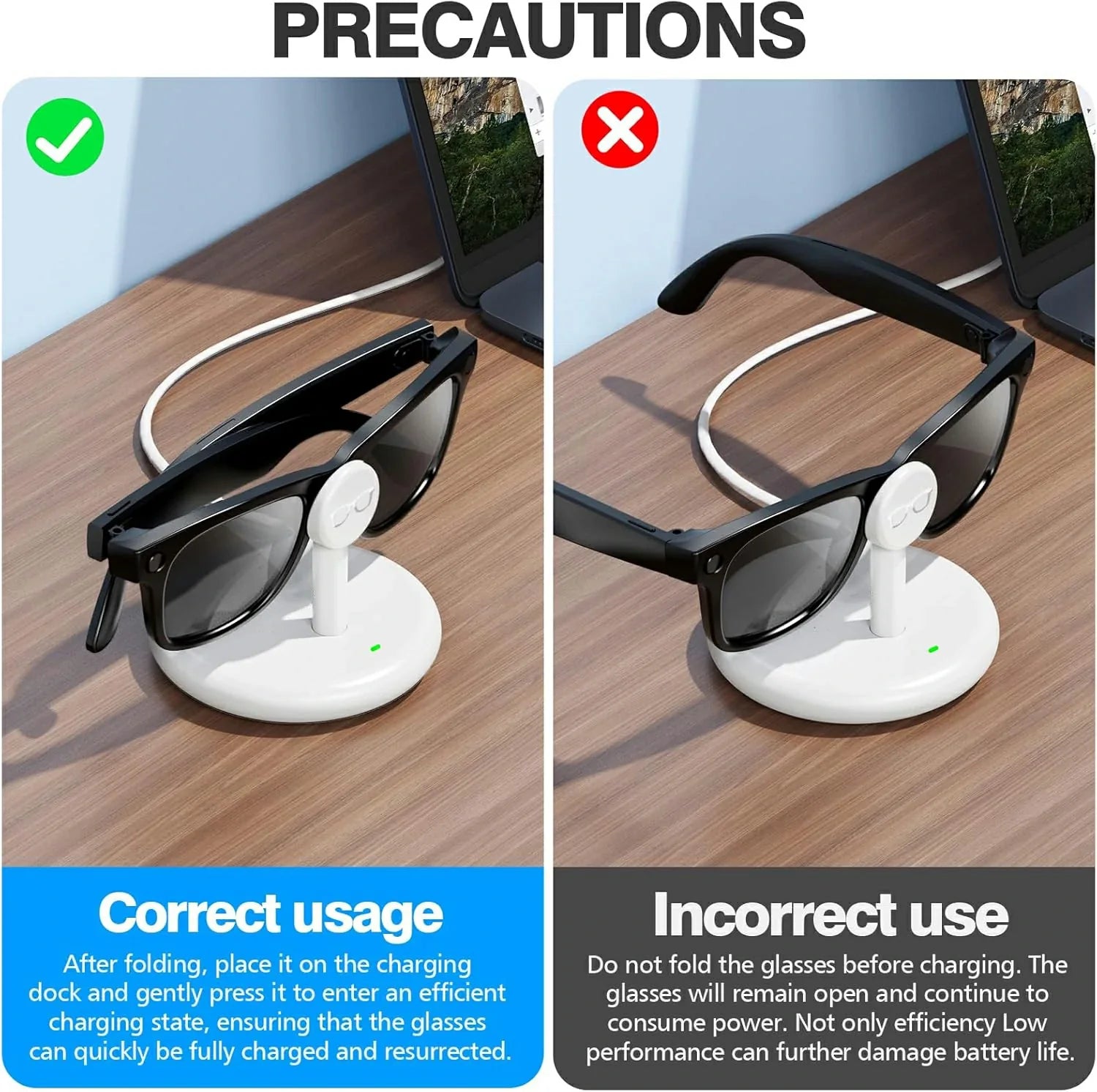 Charging Dock for Ray-Ban Meta Smart Glasses - product image 6