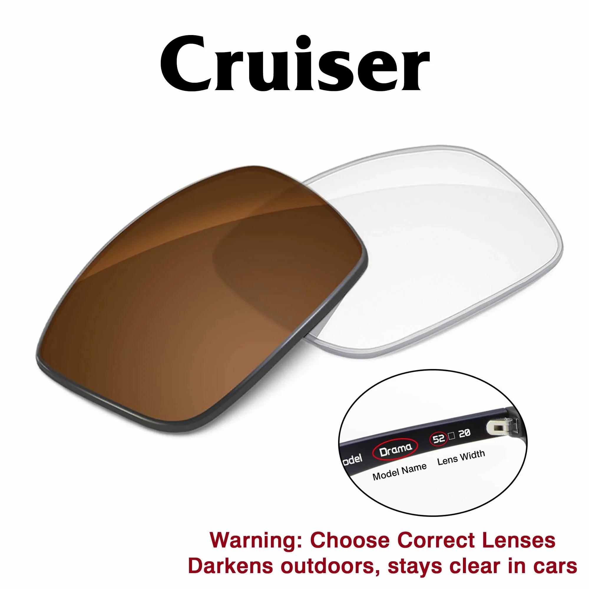 Carrera Smart Glasses Cruiser  Replacement Lenses