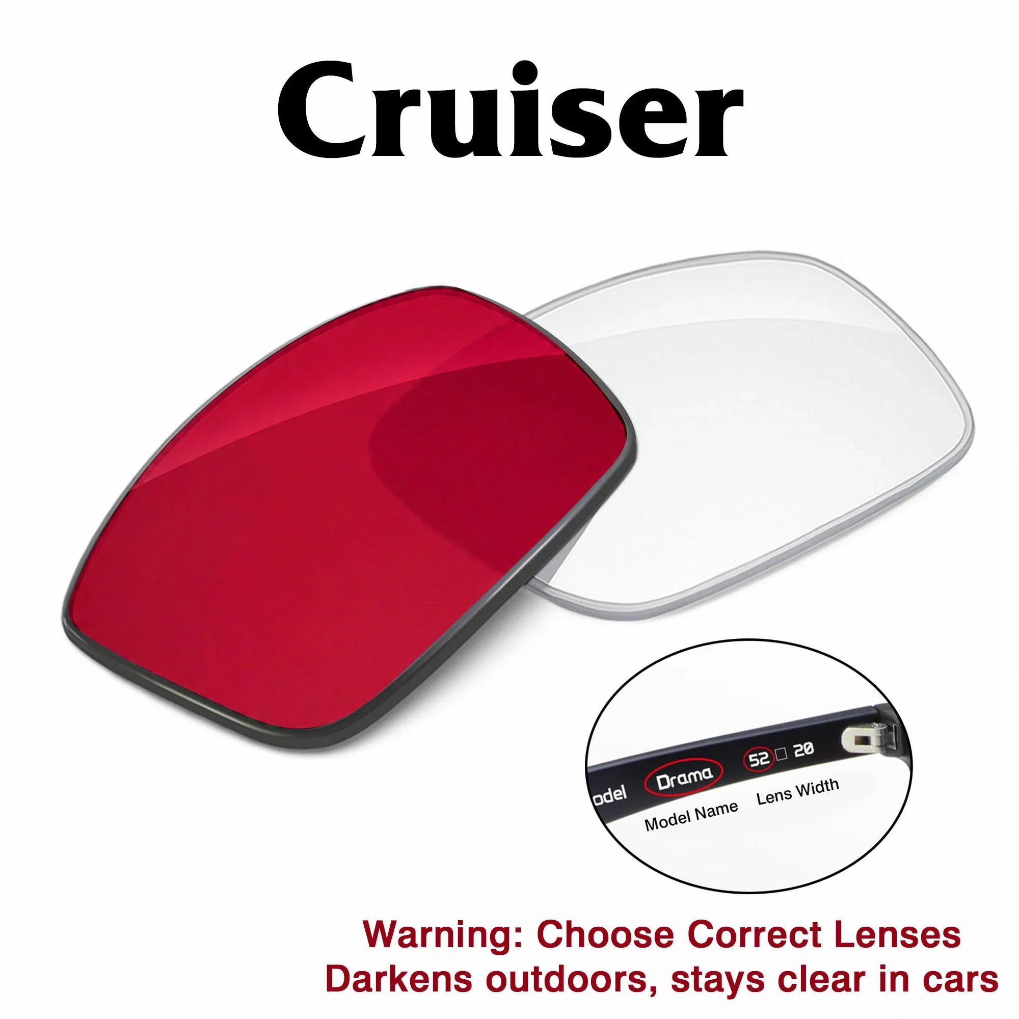 Carrera Smart Glasses Cruiser  Replacement Lenses
