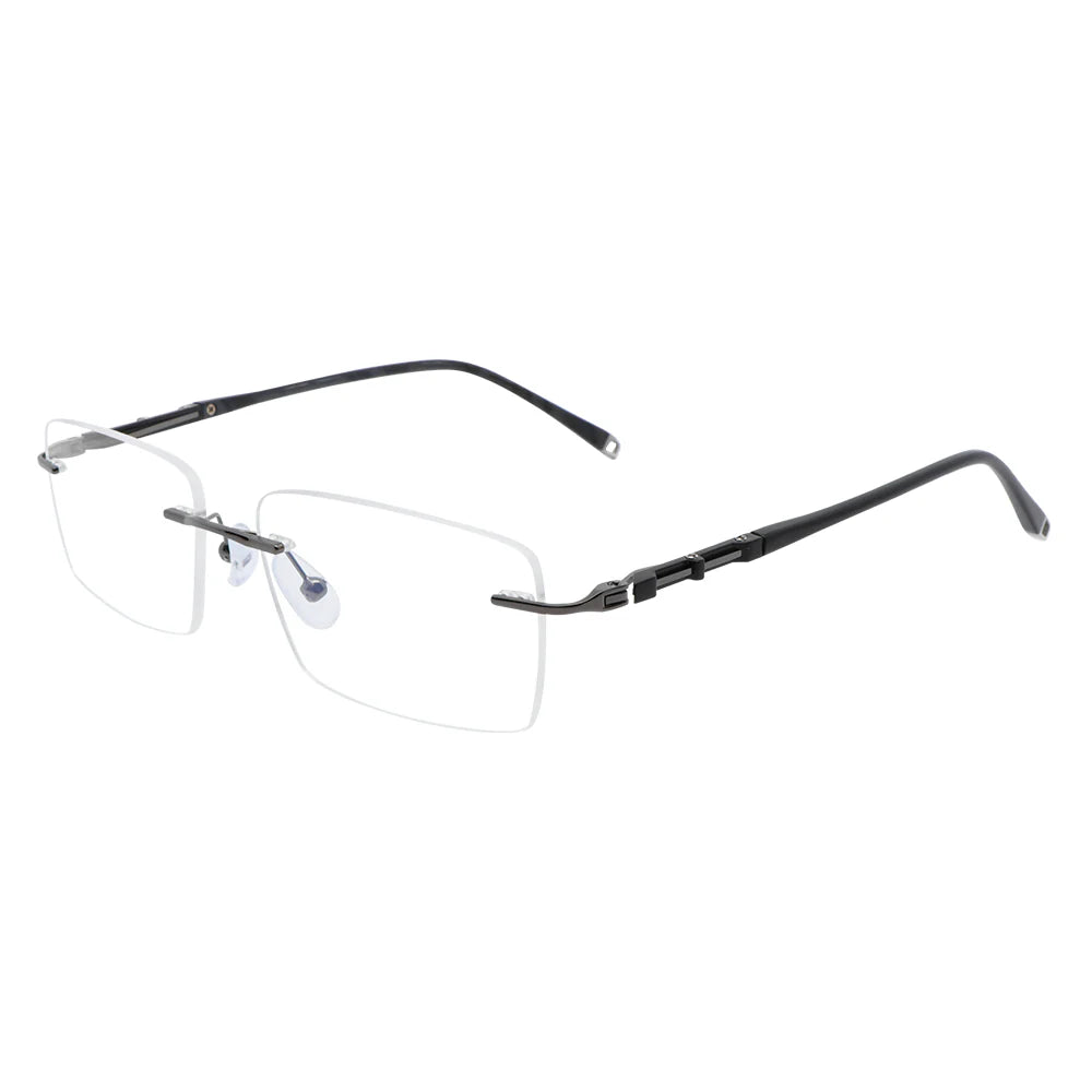 Metal Rectangle Eyeglasses
