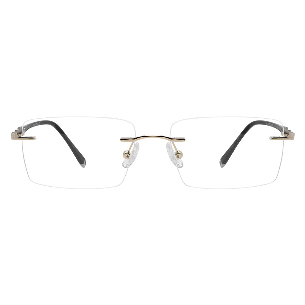Metal Rectangle Eyeglasses